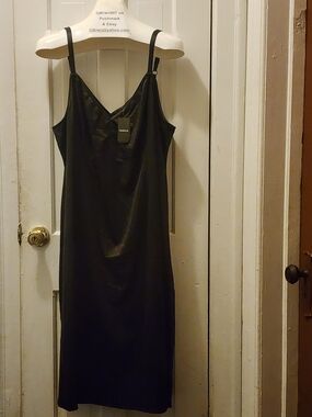 New! 3x [torrid] Black Satin Slip Sexy Dress -Great For A Sultry Date Night